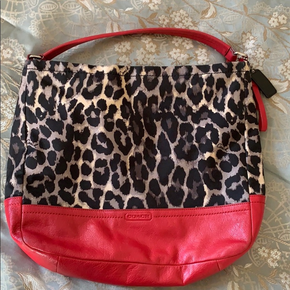 Coach Leopard Print Purse